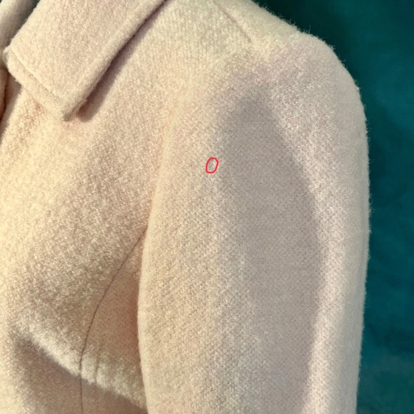 Tory Burch Colette Pink Wool Blend Button Front Coat Women's S/P - Picture 8 of 8